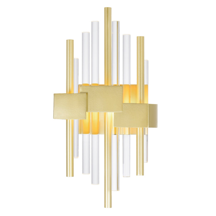 Millipede Wall Lights Satin Gold LED