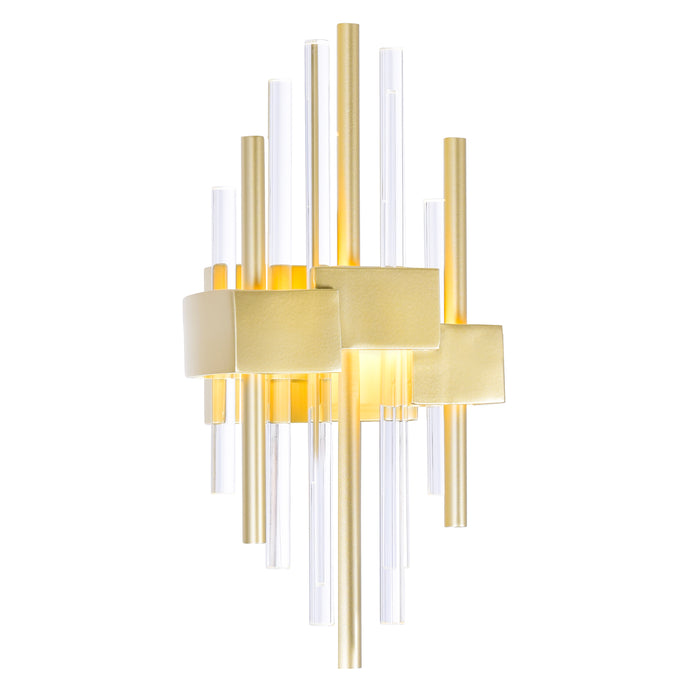Millipede Wall Lights Satin Gold LED