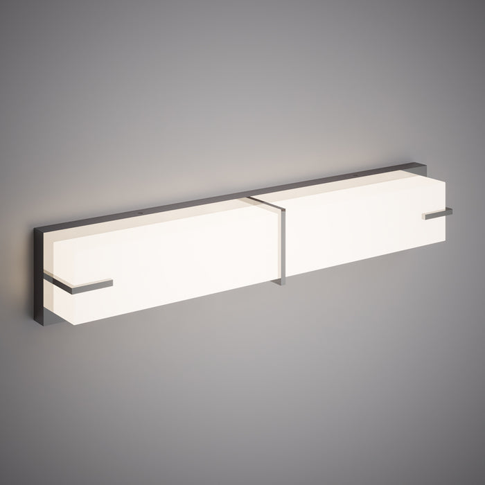 Misty 24-in wall/vanity light Polished Chrome  Dimmable 25W