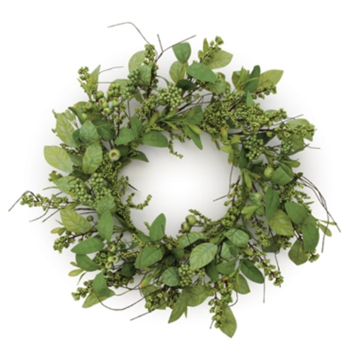 MIXED BERRY WREATH 24”D