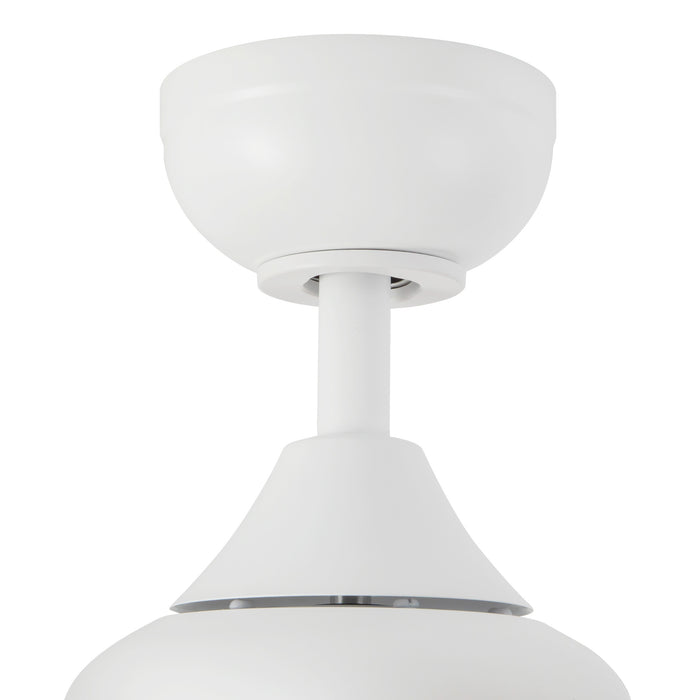 Nash 52-in White Reversible DC LED Ceiling Fan