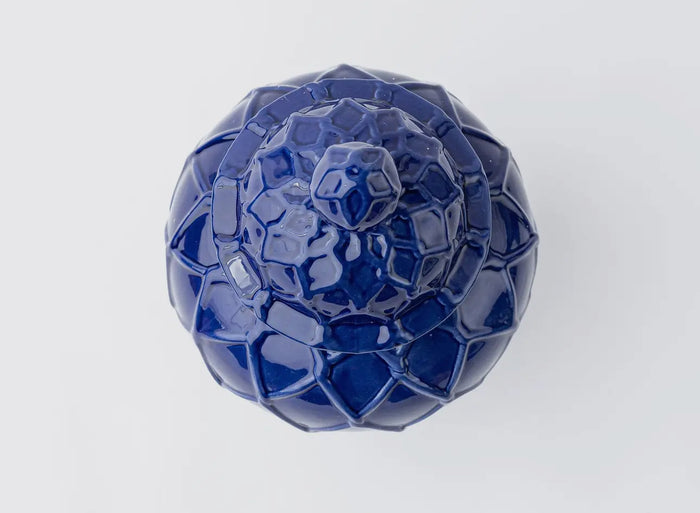 Navy Ginger Jar