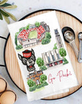 N.C. State Landmark Tea Towel