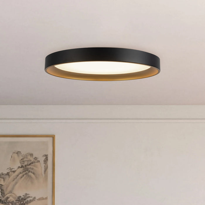 Nix 12-in Steel Flush Mount