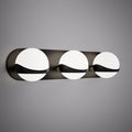 3 Lights Noa 3-light  Vanity light Matte Black  Dimmable 150W