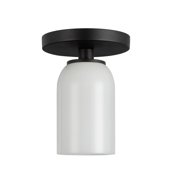Nola 4-in Steel Semi-Flush Mount