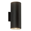 Nordic 12-in (5-in Dia.) Aluminum Outdoor Wall Light