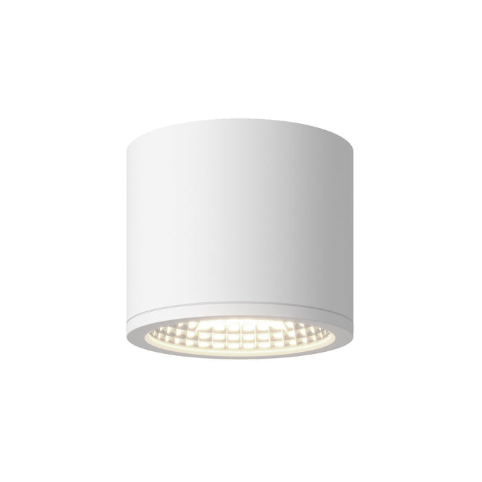 Nordic 4-in (5-in Dia.) Aluminum Outdoor Flush Mount