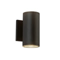 Nordic 7-in Black Aluminum Outdoor Wall Light