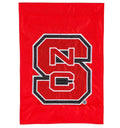 North Carolina State University Applique Garden Flag