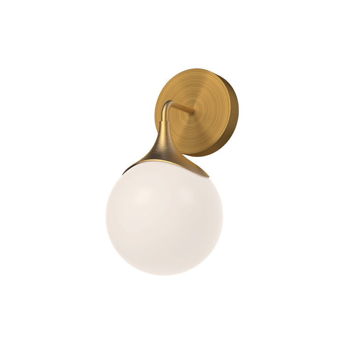 Aged Gold/Opal Matte Glass