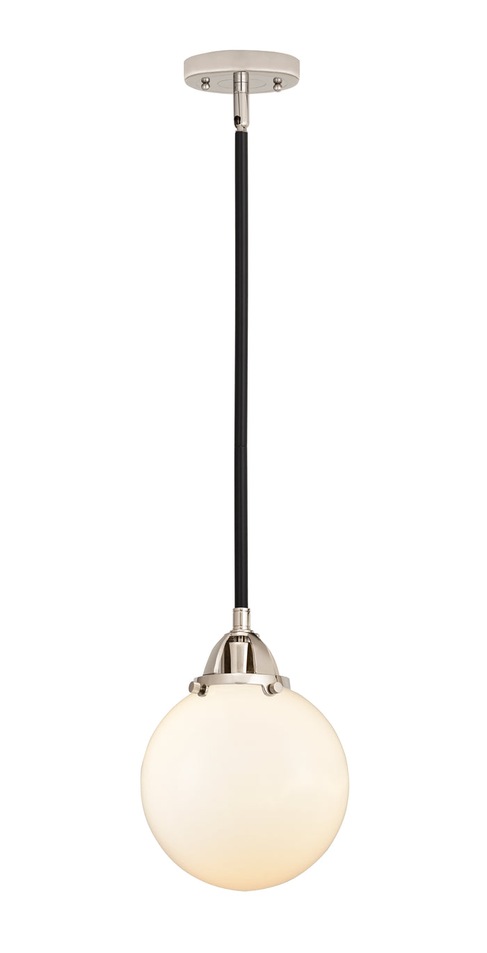 Black Polished Nickel / Matte White