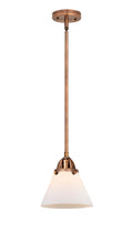 Nouveau 2 Mini Pendant Antique Copper Brass