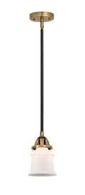 Nouveau 2 Mini Pendant Antique Copper Brass