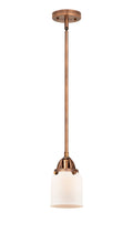 Nouveau 2 Mini Pendant Antique Copper Brass