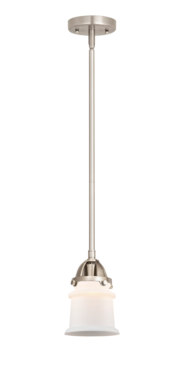 Brushed Satin Nickel / Matte White