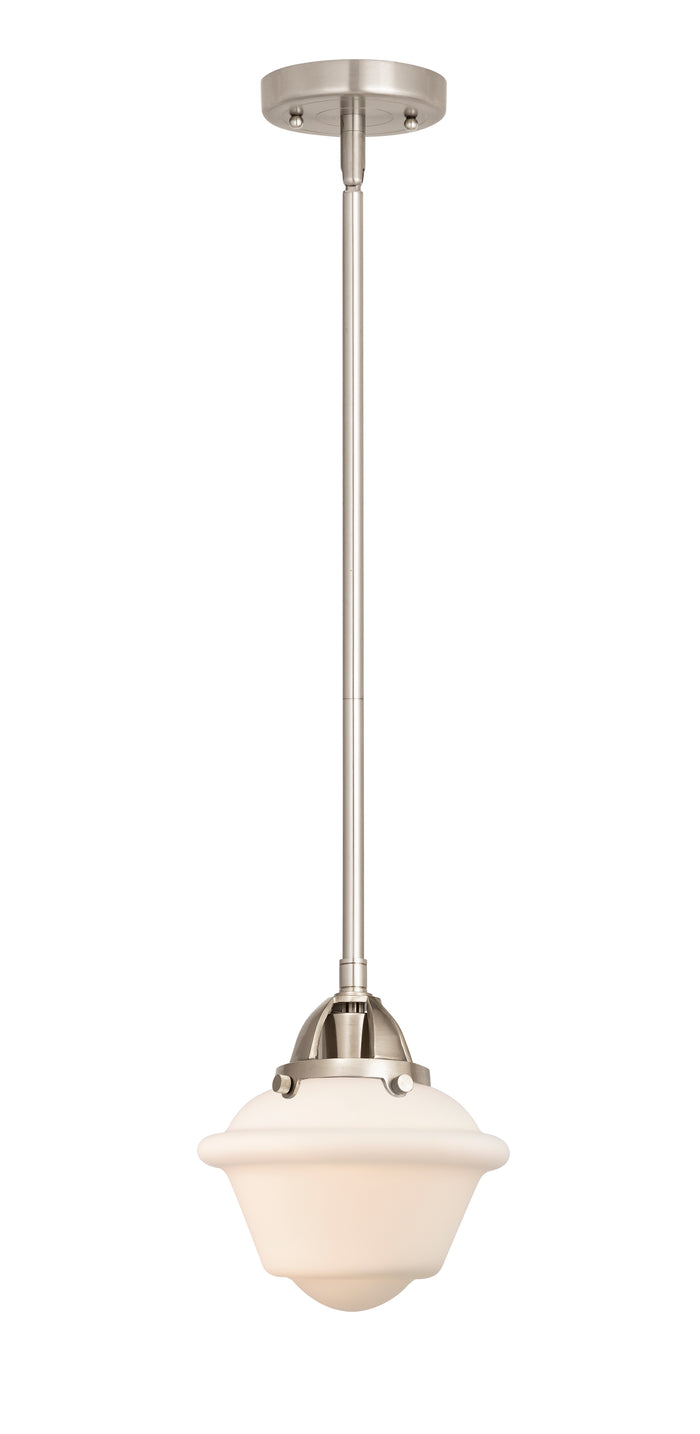 Brushed Satin Nickel / Matte White
