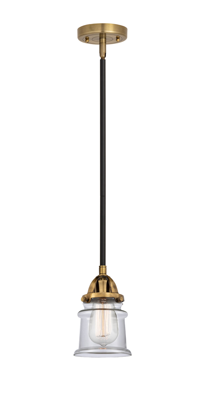 Nouveau 2 Mini Pendant Antique Copper Brass