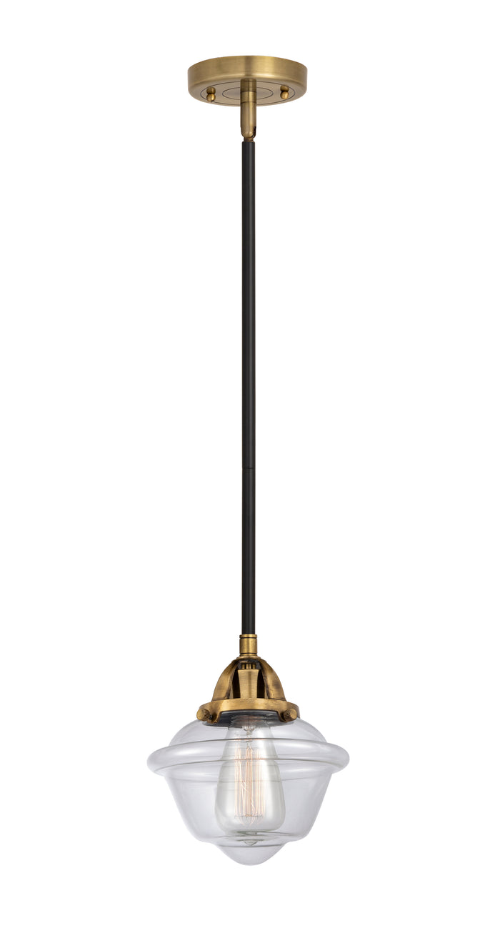 Nouveau 2 Mini Pendant Antique Copper Brass