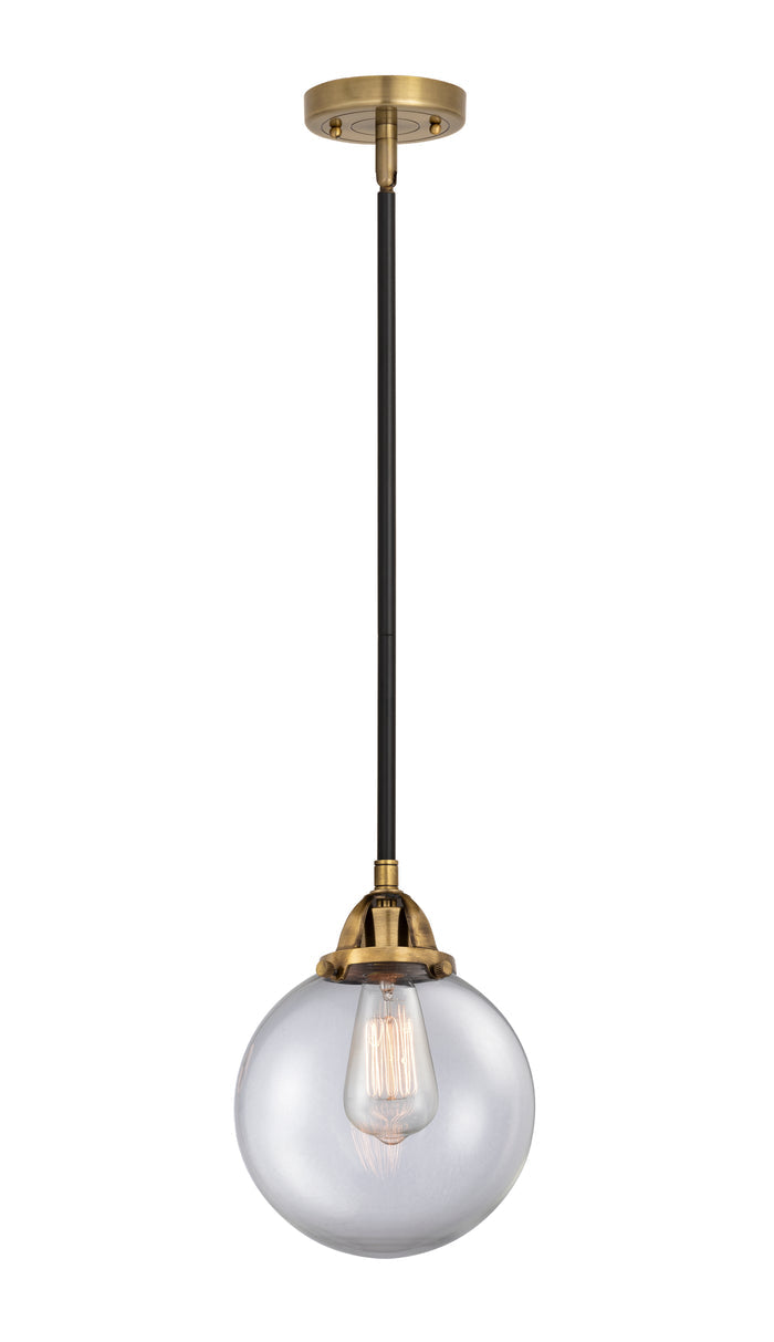 Nouveau 2 Mini Pendant Antique Copper Brass