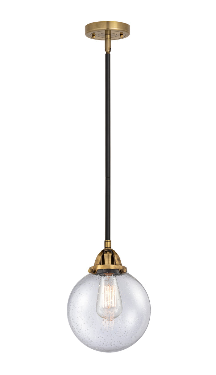 Nouveau 2 Mini Pendant Antique Copper Brass