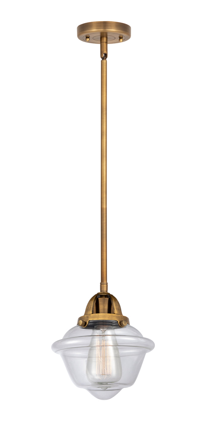 Nouveau 2 Mini Pendant Antique Copper Brass