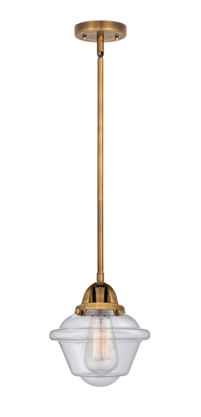 Nouveau 2 Mini Pendant Antique Copper Brass
