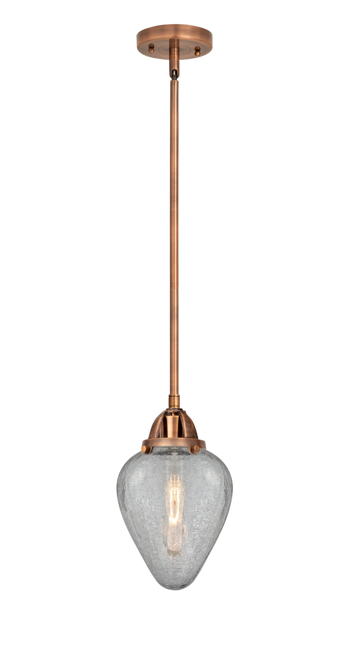 Nouveau 2 Mini Pendant Antique Copper Finish