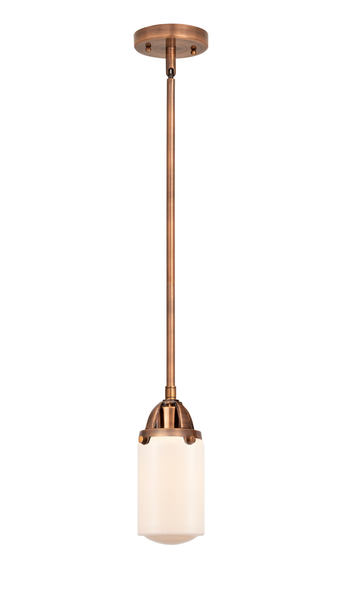 Nouveau 2 Mini Pendant Antique Copper