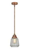 Nouveau 2 Mini Pendant Antique Copper