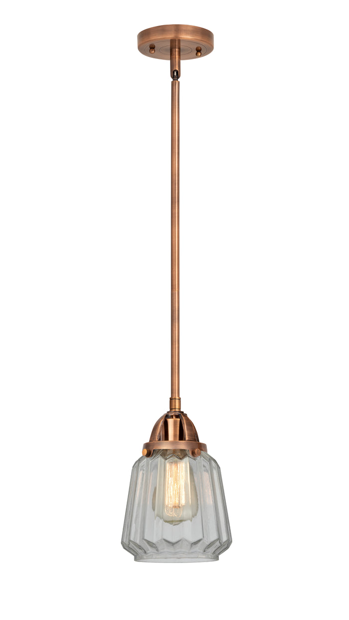Nouveau 2 Mini Pendant Antique Copper