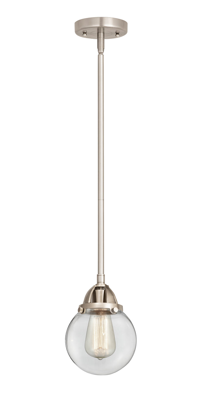 Brushed Satin Nickel / Clear