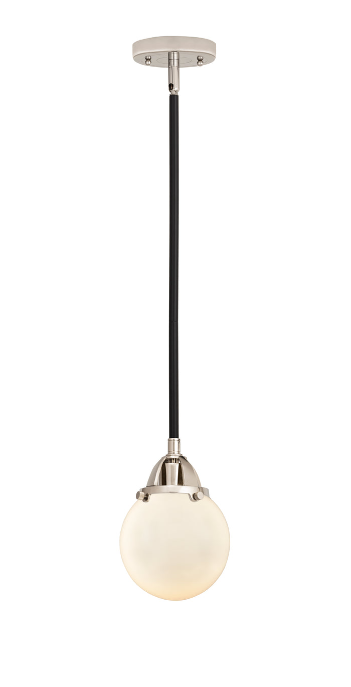 Black Polished Nickel / Matte White