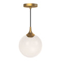 Nouveau 8-in Steel Pendant
