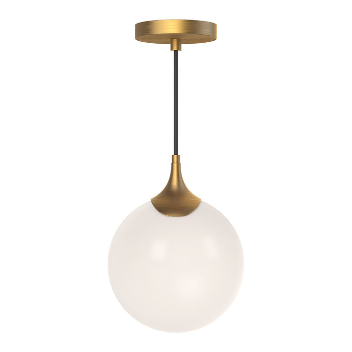 Nouveau 8-in Steel Pendant