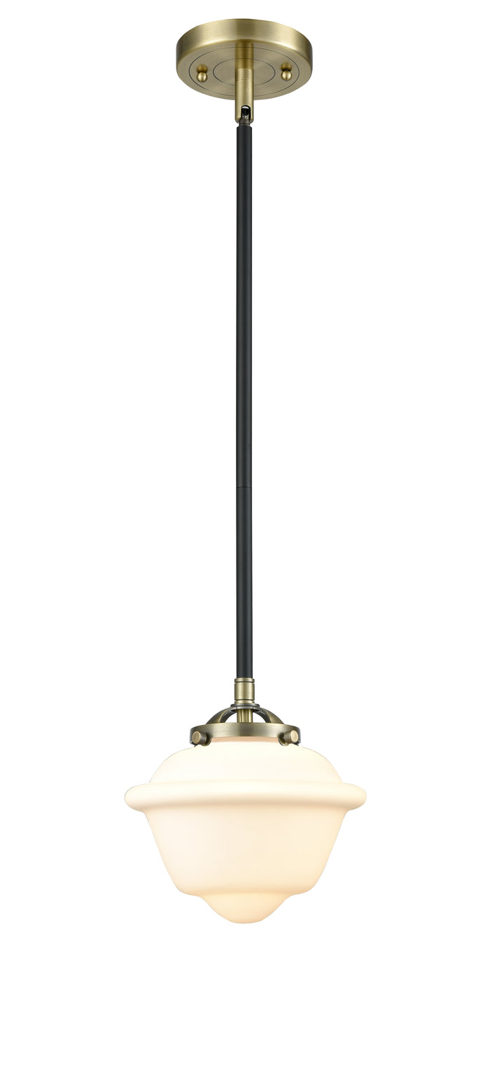 Nouveau Mini Pendant Black Antique Brass
