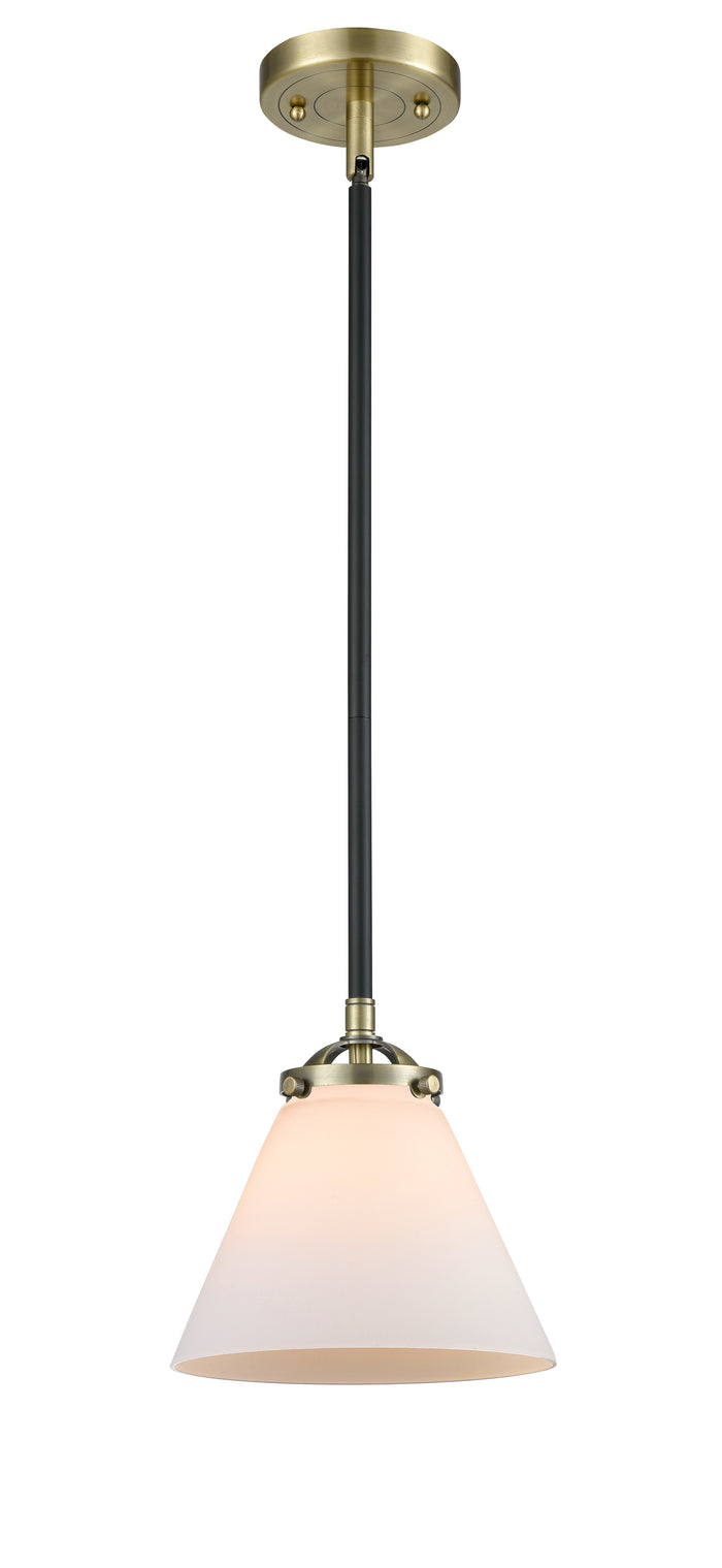Nouveau Mini Pendant Black Antique Brass