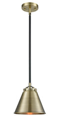 Nouveau Mini Pendant Black Antique Brass