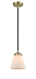 Nouveau Mini Pendant Black Antique Brass