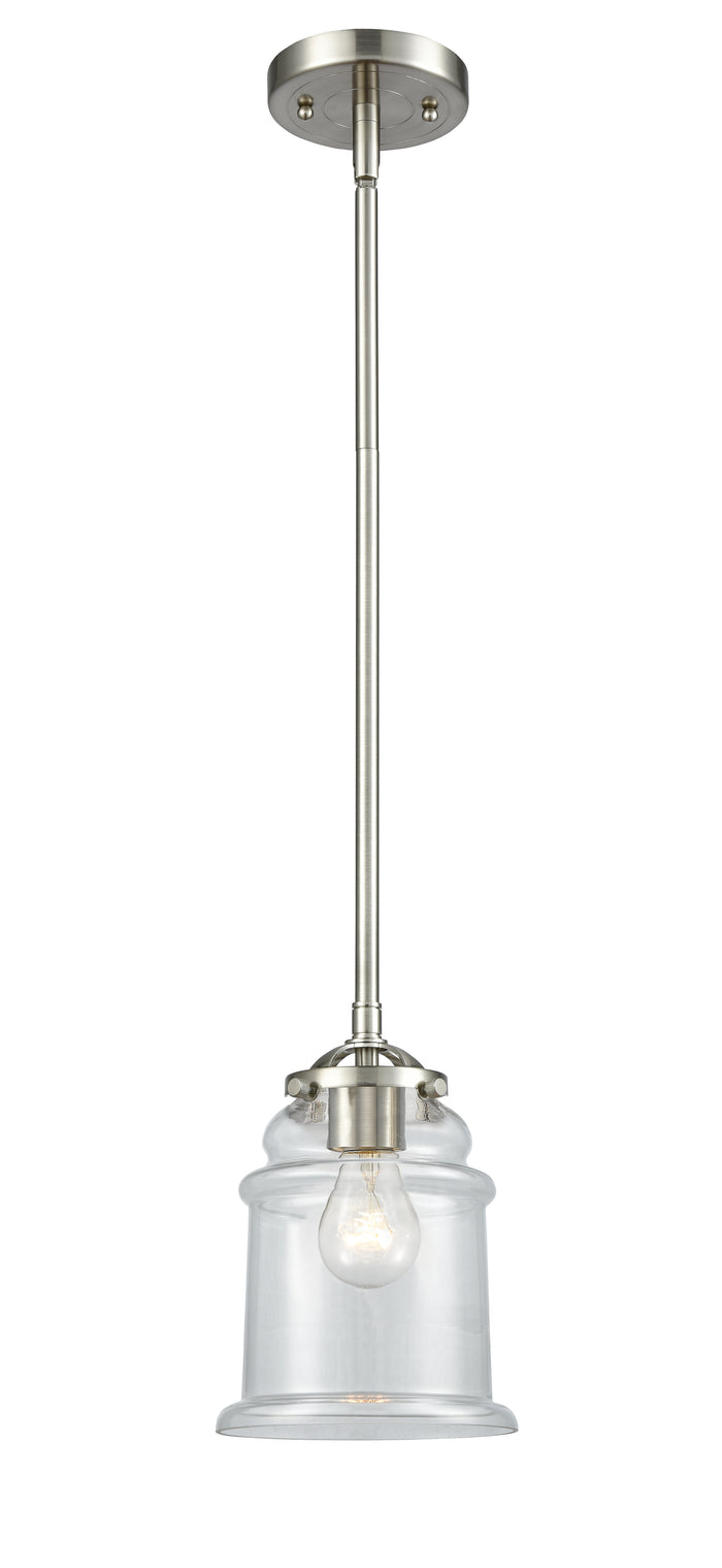 Nouveau Mini Pendant Black Antique Brass