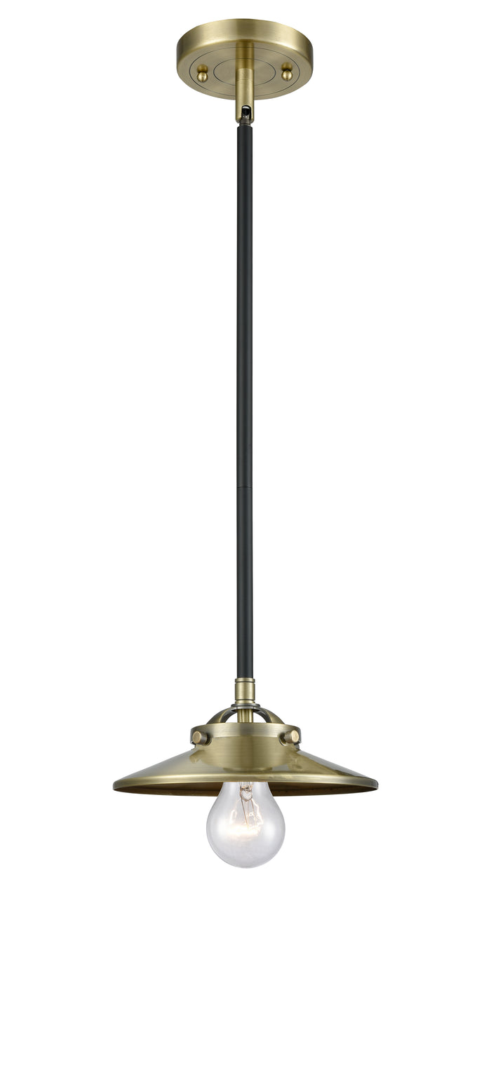 Nouveau Mini Pendant Black Antique