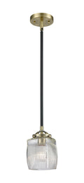 Nouveau Mini Pendant Cast Brass Black