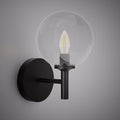 Orbit  Wall Sconce Matte Black  Dimmable