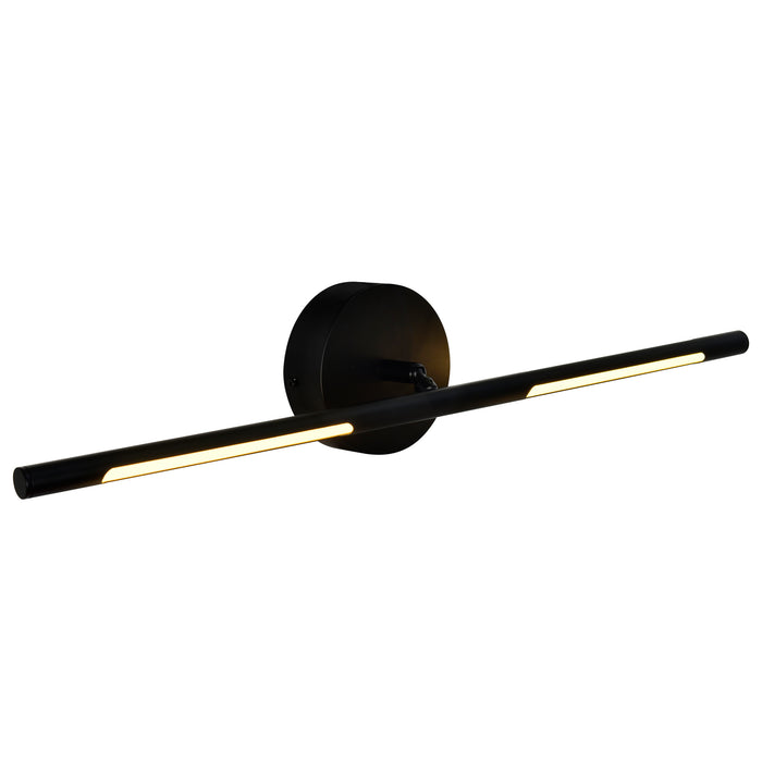 Oskil Vanity Lights Integrated Black 24in