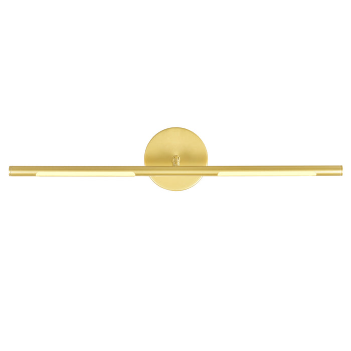 Oskil Vanity Lights Satin Gold Integrated LED