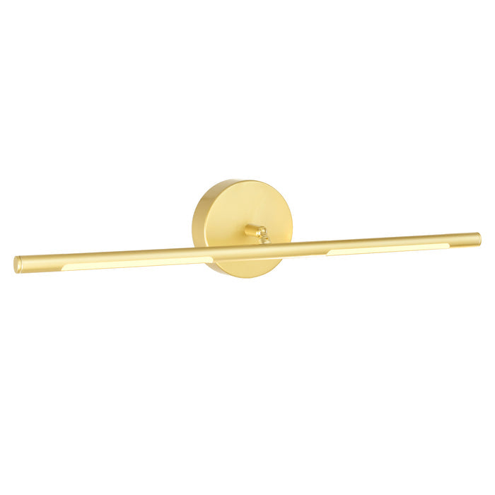 Oskil Vanity Lights Satin Gold Integrated LED