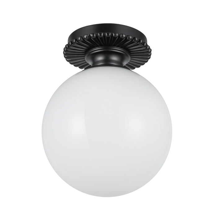 Otis 8-in Steel Semi-Flush Mount