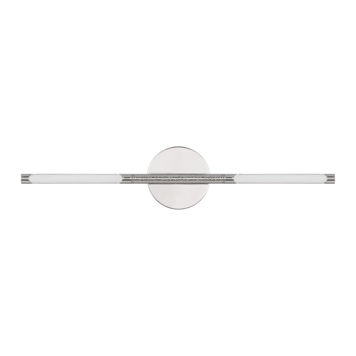 Overture 24-inch 2-light Polished Nickel 5CCT LED Vanity Light