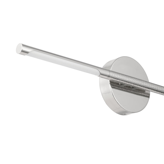 Overture 24-inch 2-light Polished Nickel 5CCT LED Vanity Light