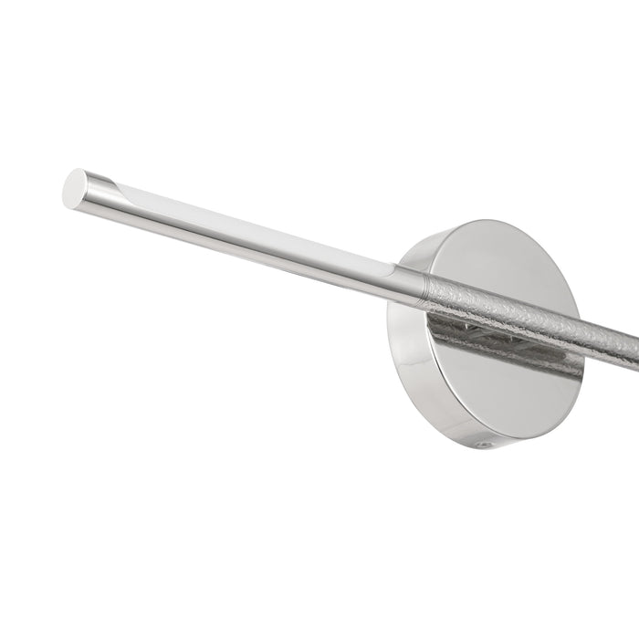 Overture 24-inch 2-light Polished Nickel 5CCT LED Vanity Light